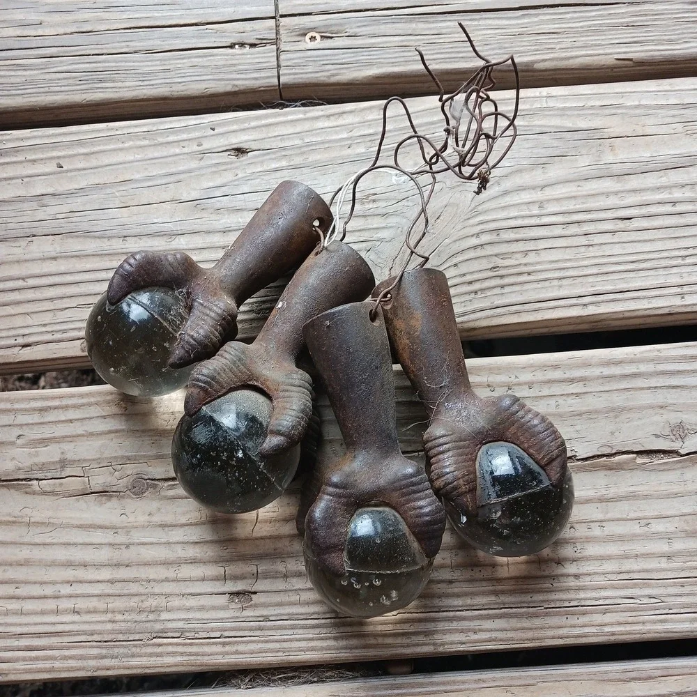46. Antique Set Of 4 Large 3